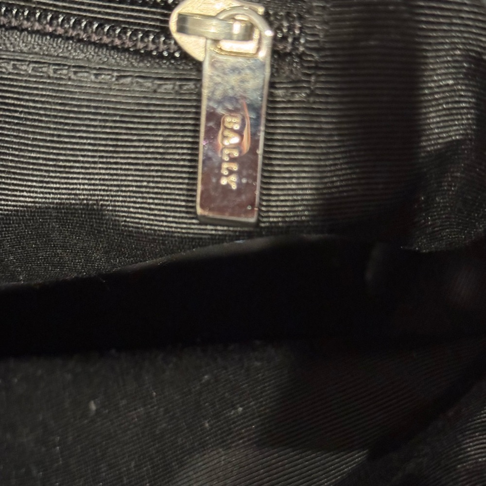 Bally Black Textured Handbag - Picture 6 of 8